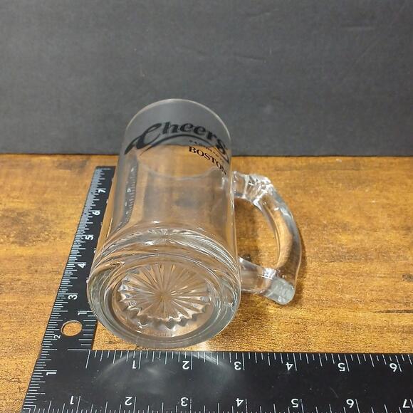 Vintage 1998 Cheers Boston TV Show Bar Themed Glass Beer Mug - Picture 5 of 5